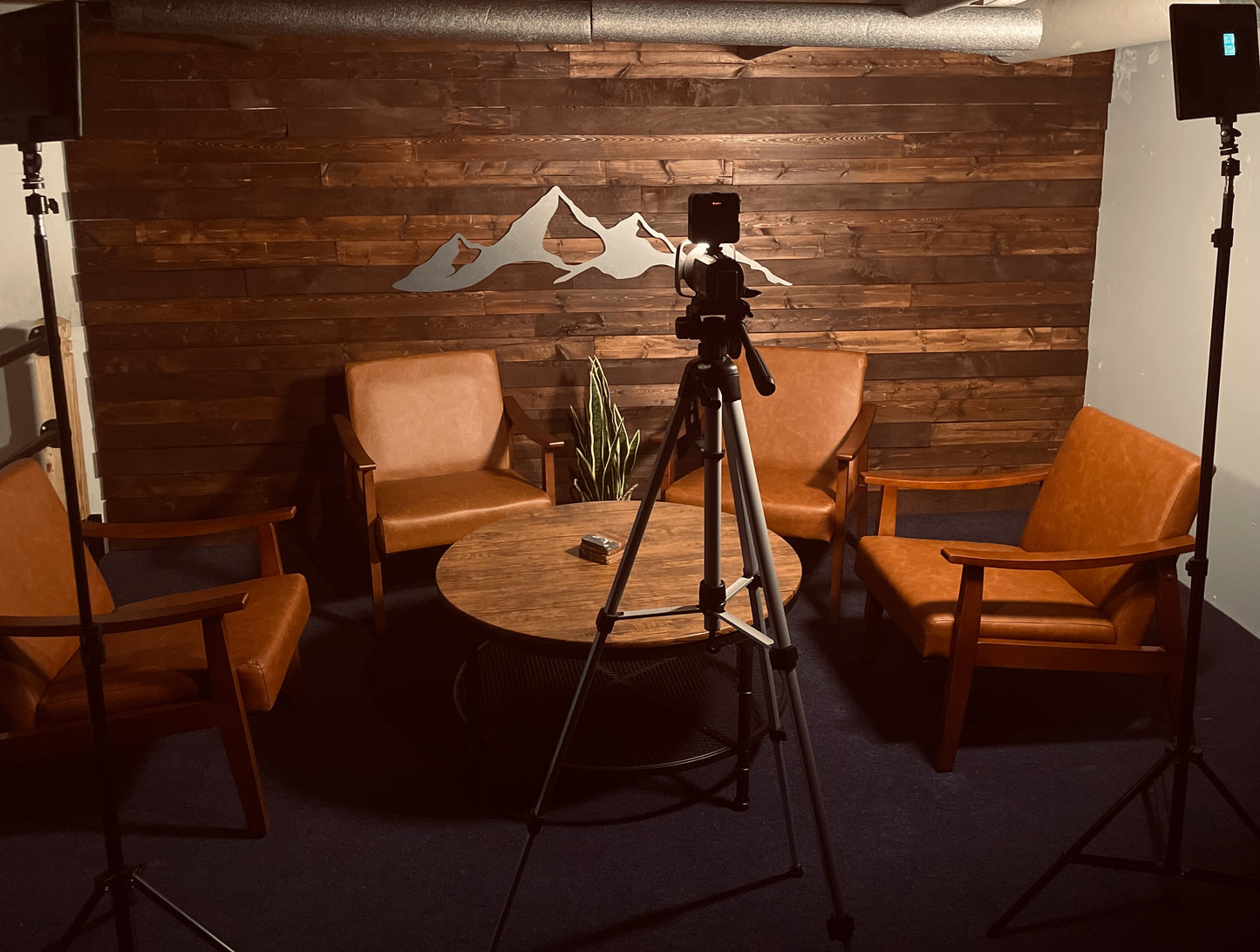 Podcast Filming in Blue Ridge Studios
