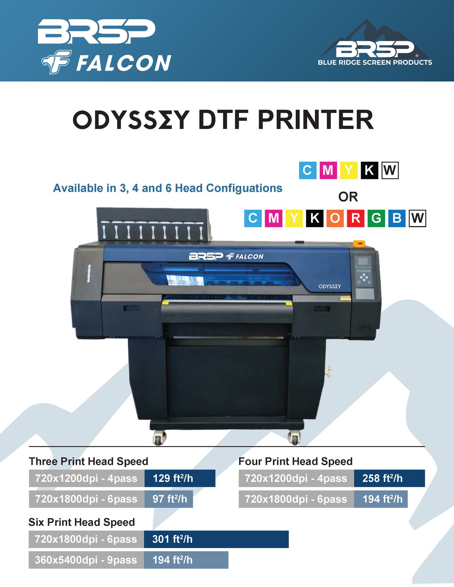 BRSP Falcon Odyssey III DTF Printer