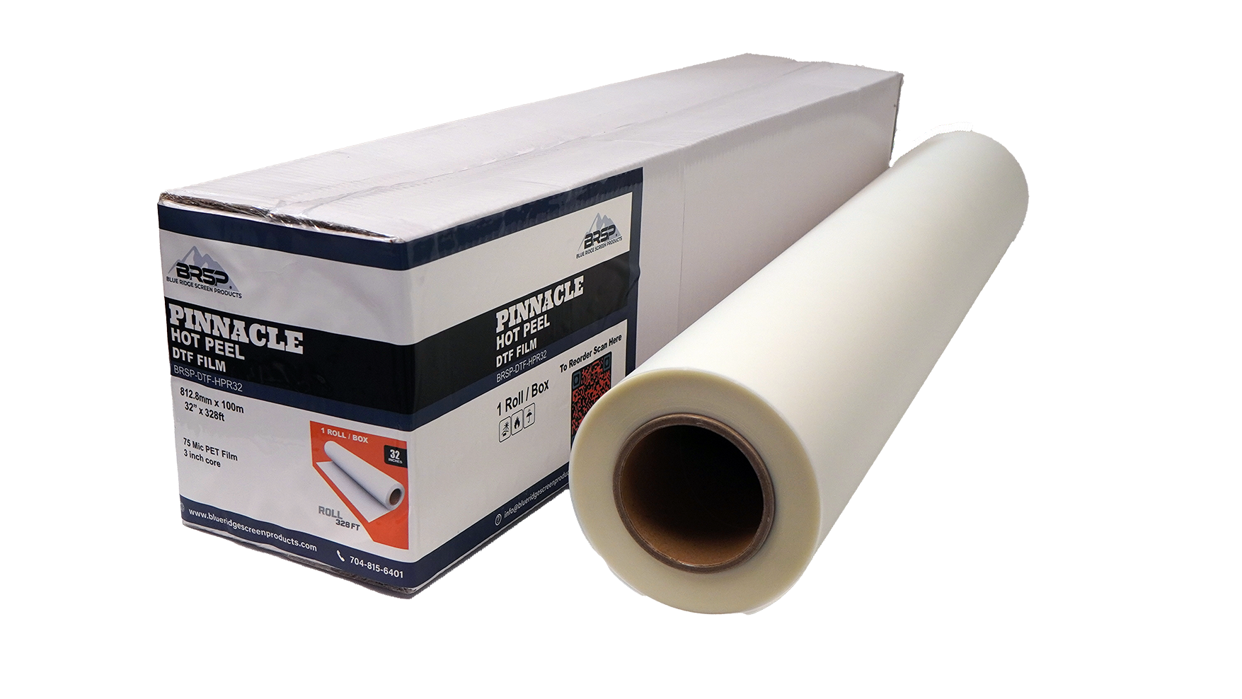 BRSP Pinnacle 32" Instant Hot Peel DTF Film, front side