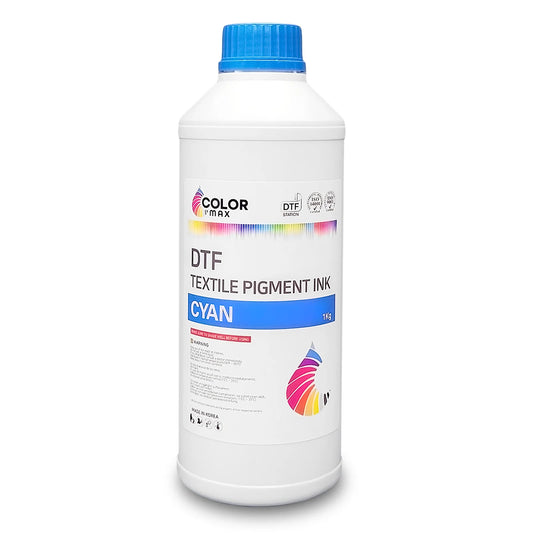 Color Max DTF Textile Pigment Ink, Cyan 1kg