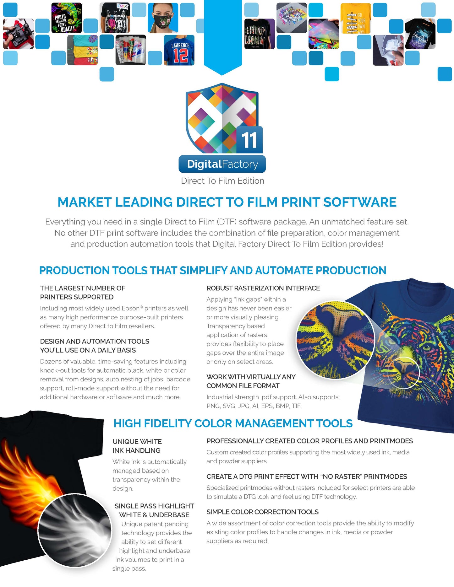 DigitalFactory 11 for Wide Format DTF