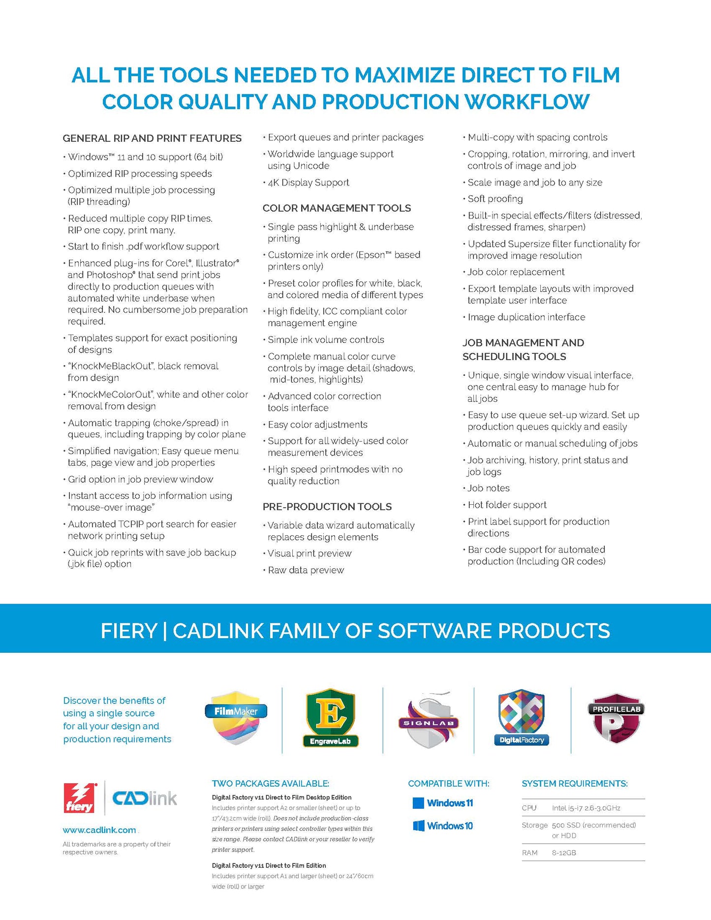 DigitalFactory 11 for Wide Format DTF