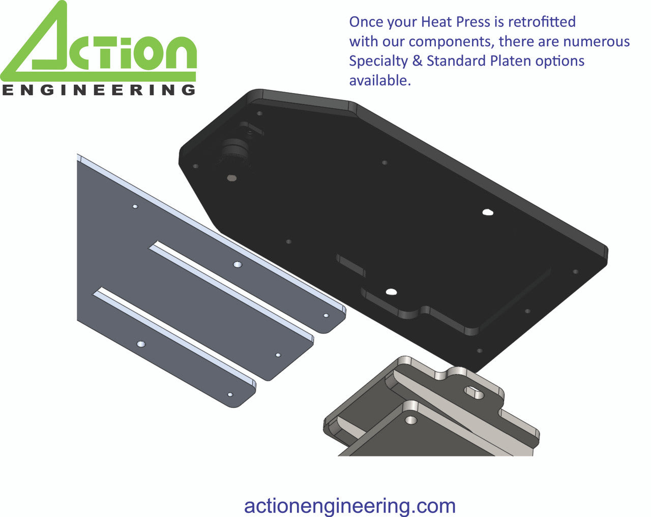 MEM Heat Press Quick Release Retrofit Kit (pair)