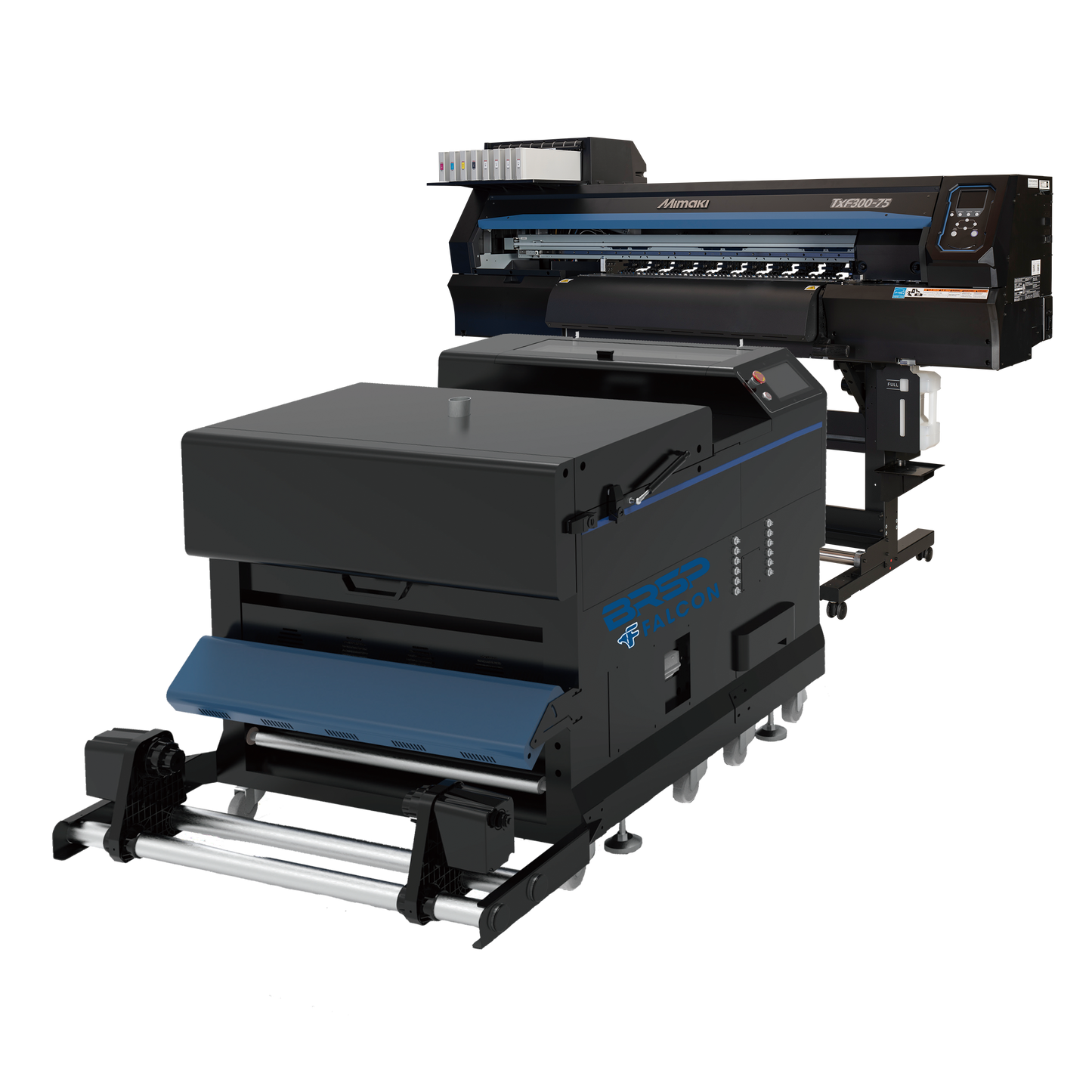 Mimaki TXF300-75 DTF Printer & 32" BRSP Falcon II Shaker Combo