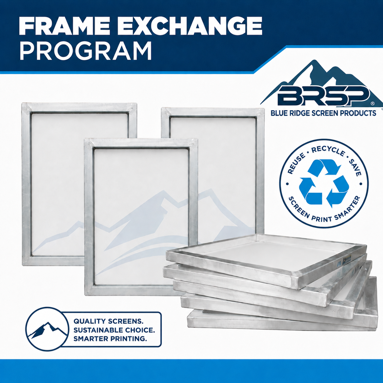 Screen Printing Frame Exchange Program