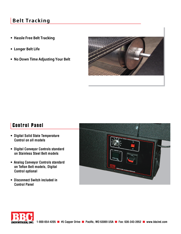 BBC Industries T Series Electric Conveyor Oven