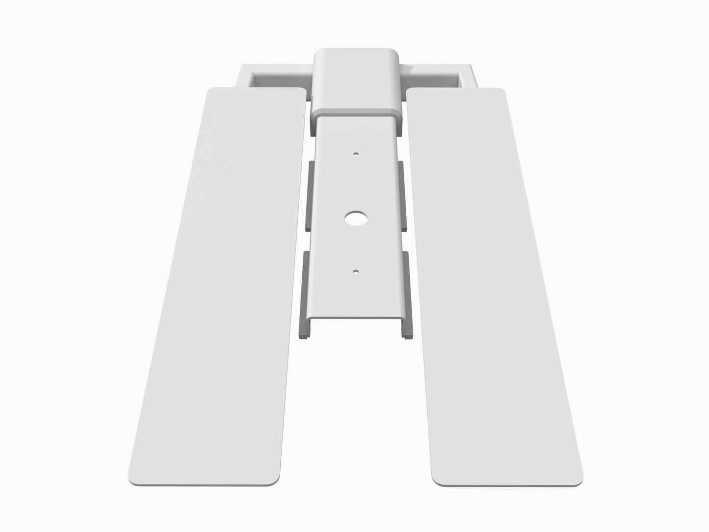 Anatol Double Sleeve Pallet, Solid Aluminum/Rubber Coated 4"x22"