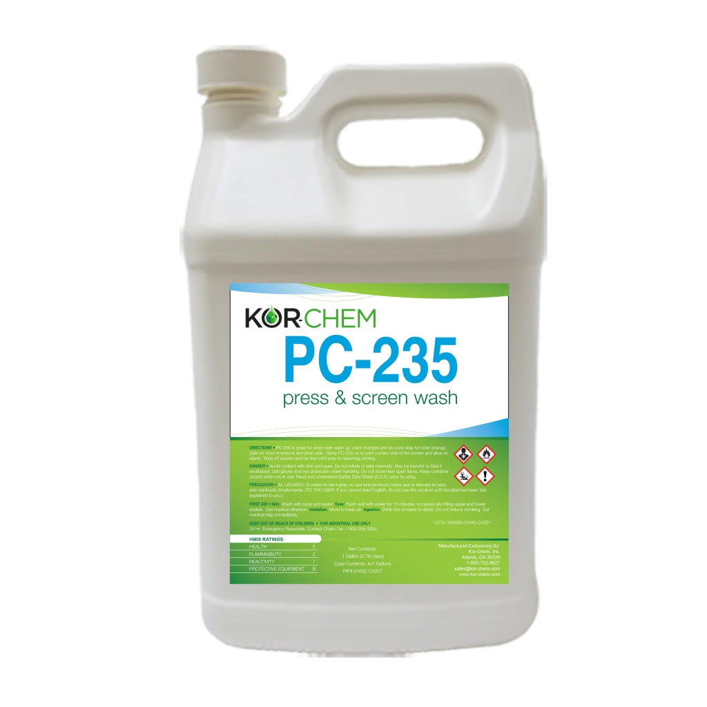 PC-235 Press & Screen Wash