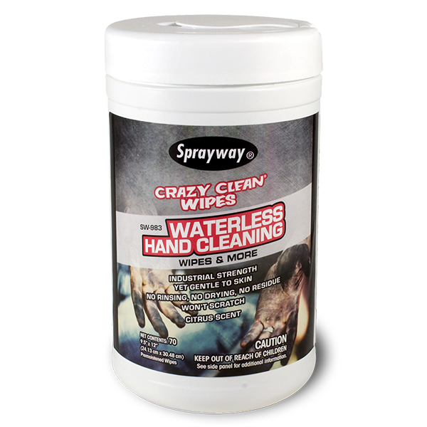 Sprayway Crazy Clean Wipes