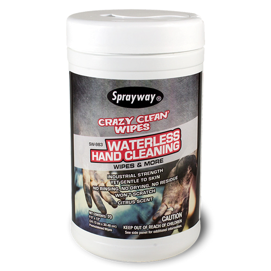 Sprayway Crazy Clean Wipes