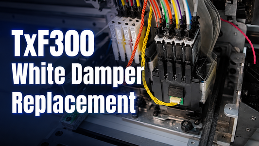 How to Replace the White Dampers on a Mimaki TxF300-75