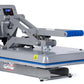 Heat press machine on a white background