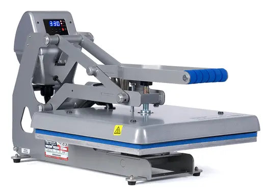 Heat press machine on a white background