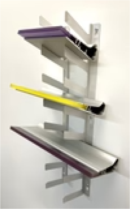 Squeegee For Under Racking System Wall Mount Squeegee Rack Kit – blue-ridge-screen-products