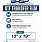 BRSP Transfer Film for Direct to Film - 100 Sheets per Box