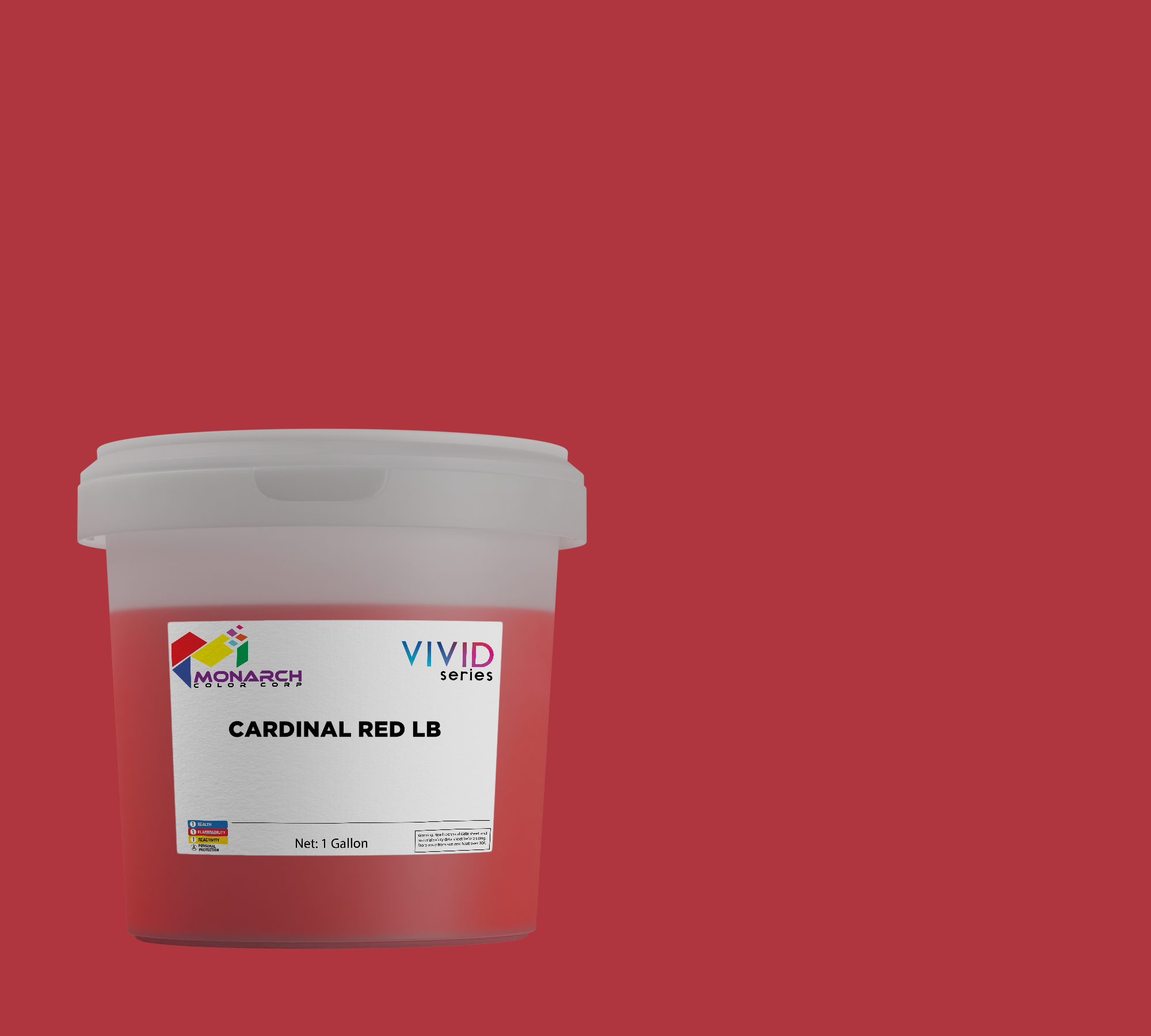 Prod Red Monarch Vivid Cardinal Red Plastisol Ink – blue-ridge-screen-products
