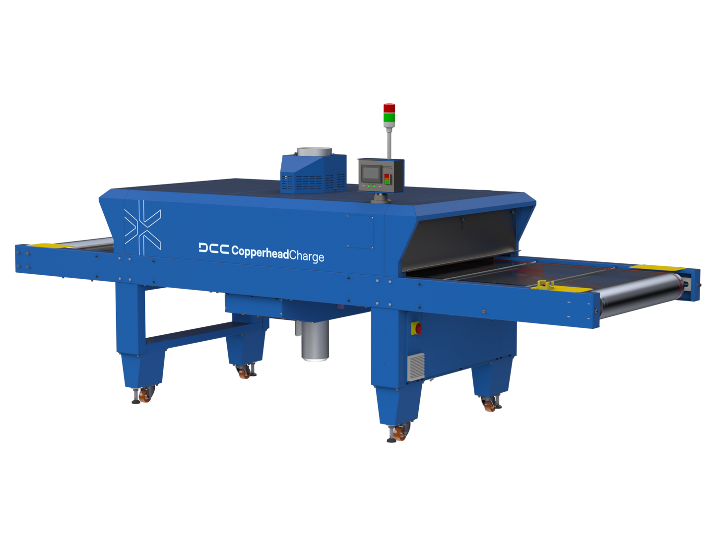 screen print dryer in blue front view
