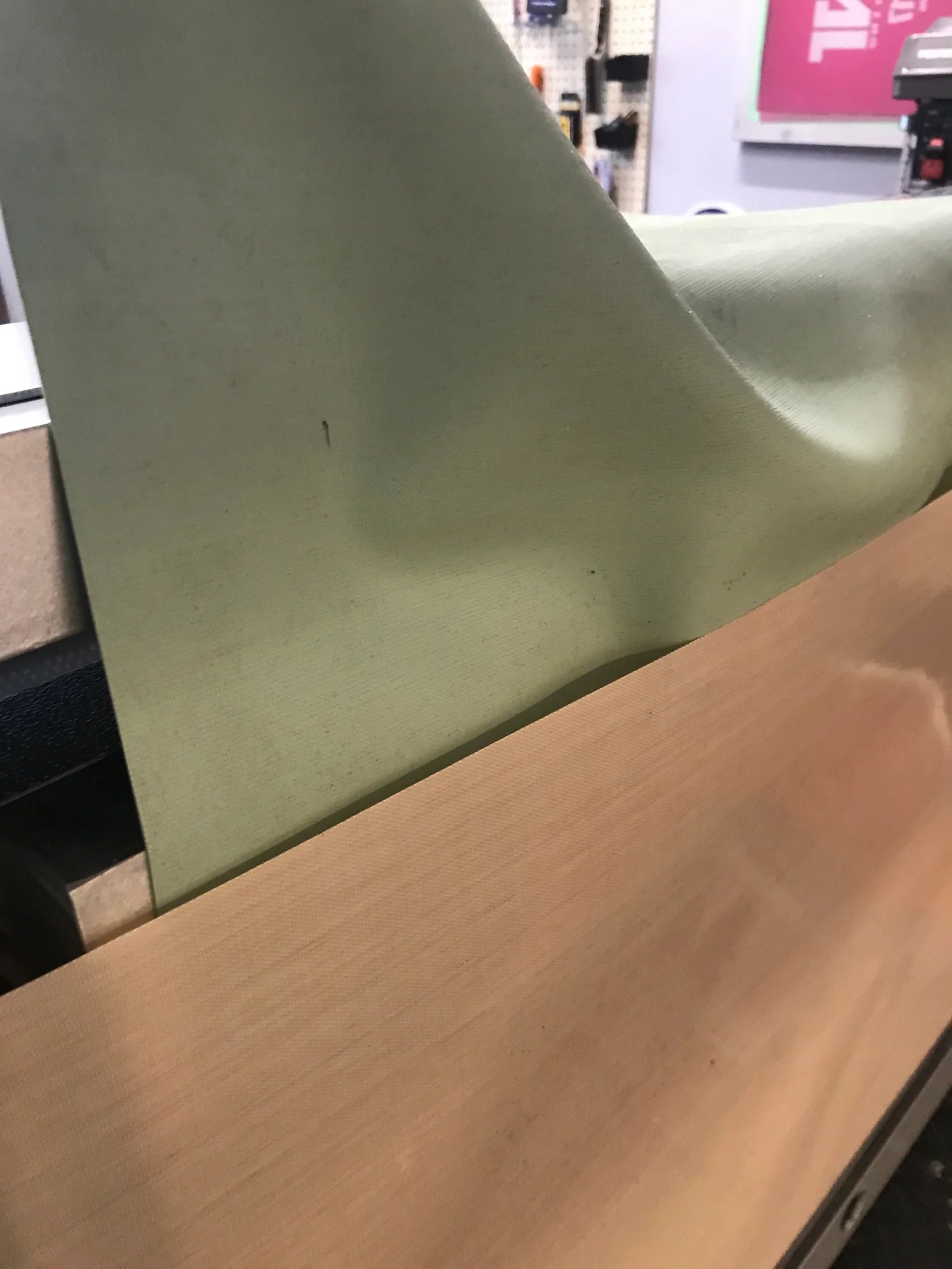 Stampinator Green Rubber installation view