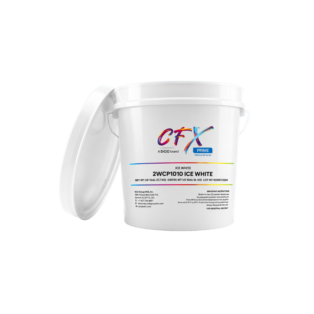 CFX Ice White Opaque Plastisol Screen Printing Ink