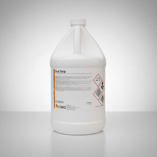 white gallon jug of chemical ink remover