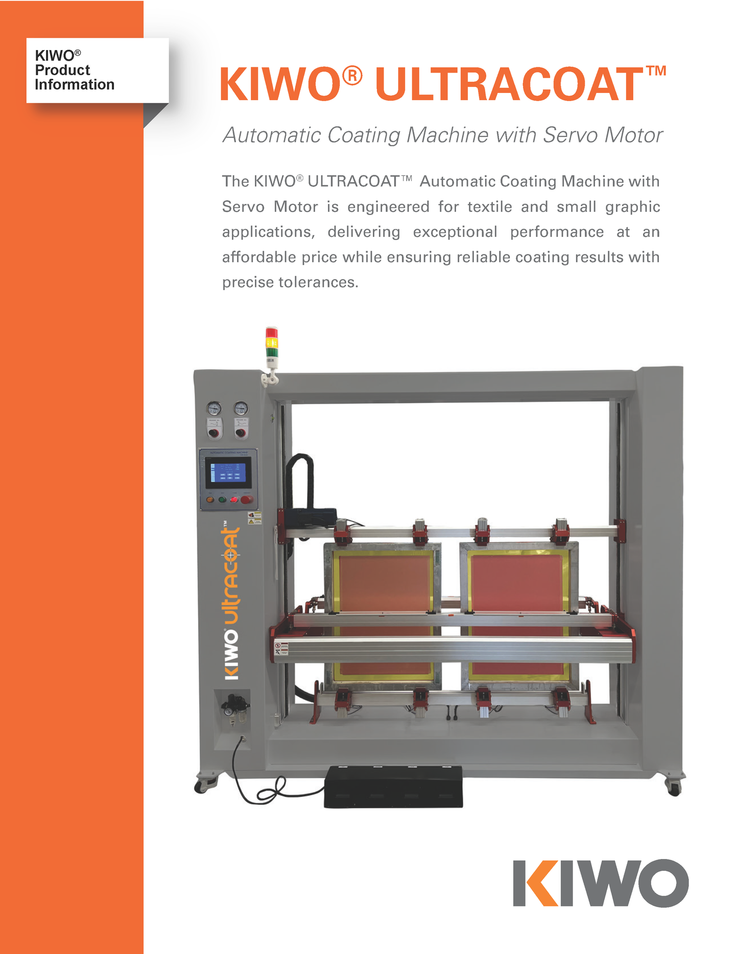 KIWO® ULTRACOAT™ Automatic Coating Machine