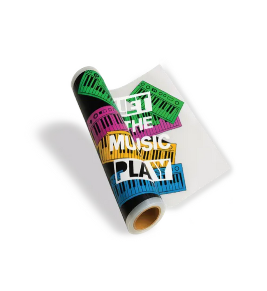 NeoFilm Pro double-matte PET DTF transfer film for professional direct-to-film printing