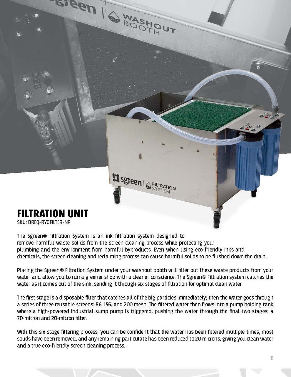 Washout Booth Filtration System – blue-ridge-screen-products