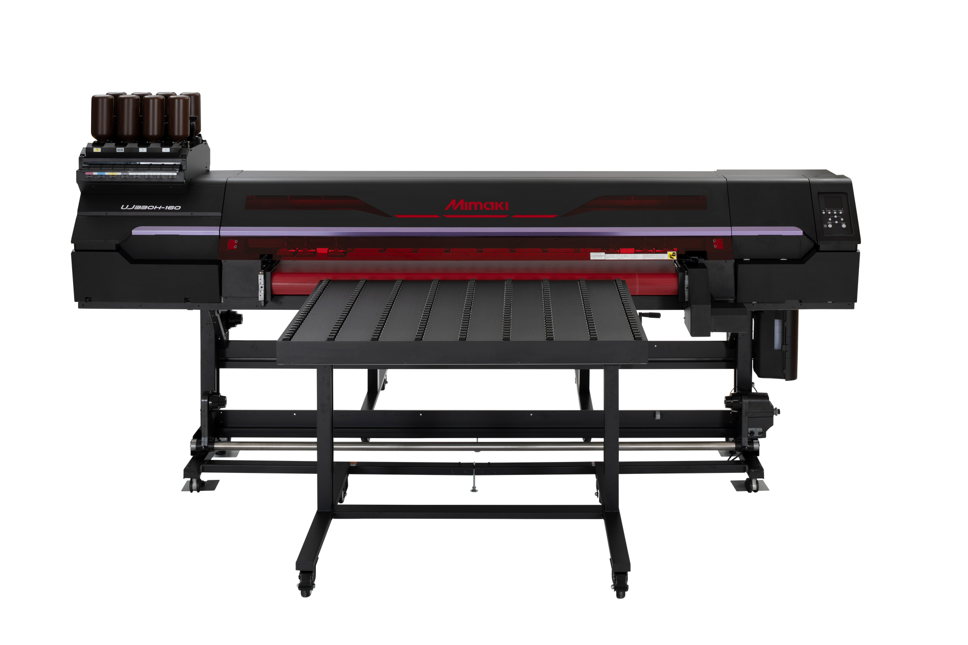 Large inkjet printer on a white background