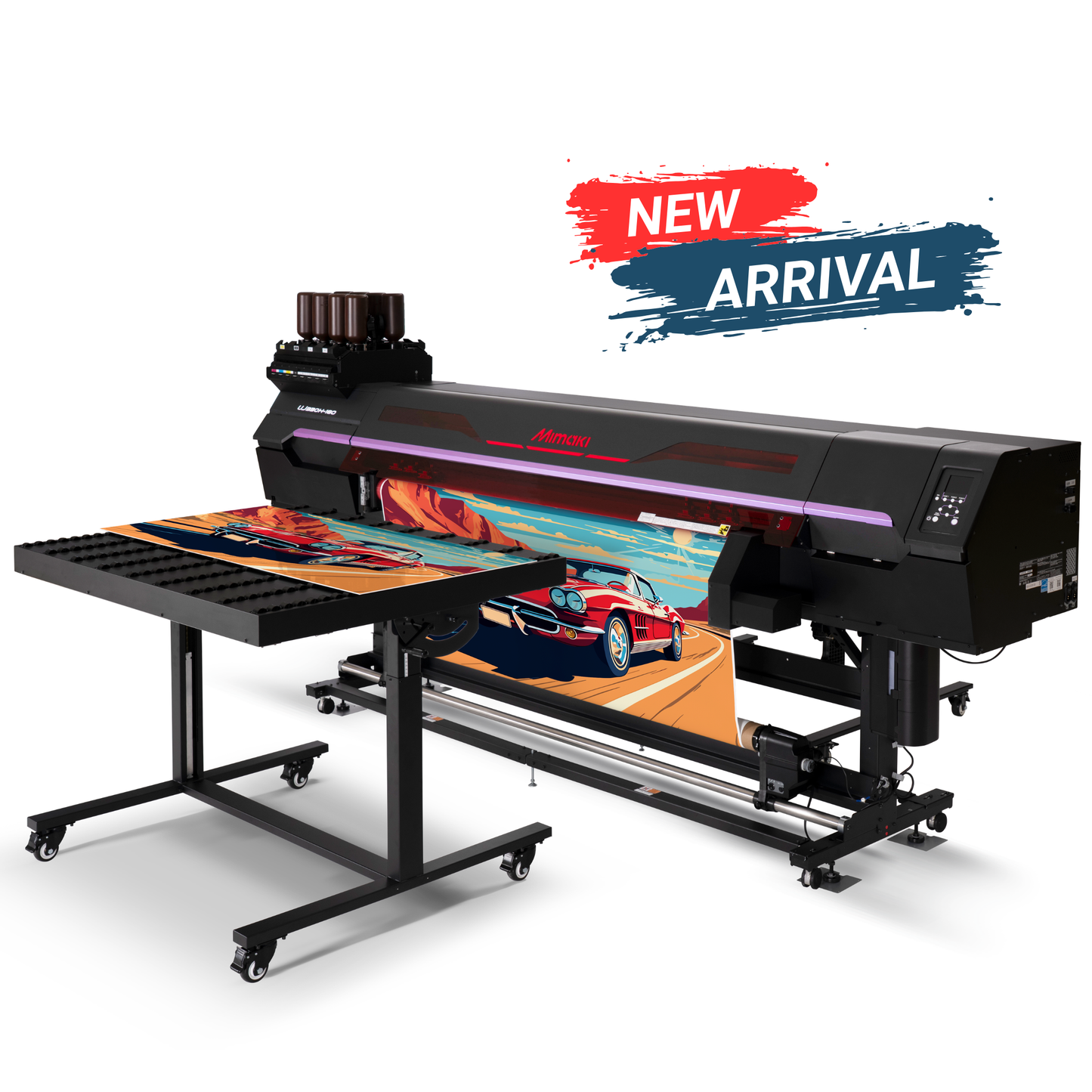 Mimaki UJ330H-160 Wide Format Hybrid UV-LED Printer (64-Inch)