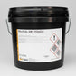 black gallon bucket with a white label that reads "polycol dry-touch"
