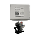 Mechanical pump assembly with packaging on a white background