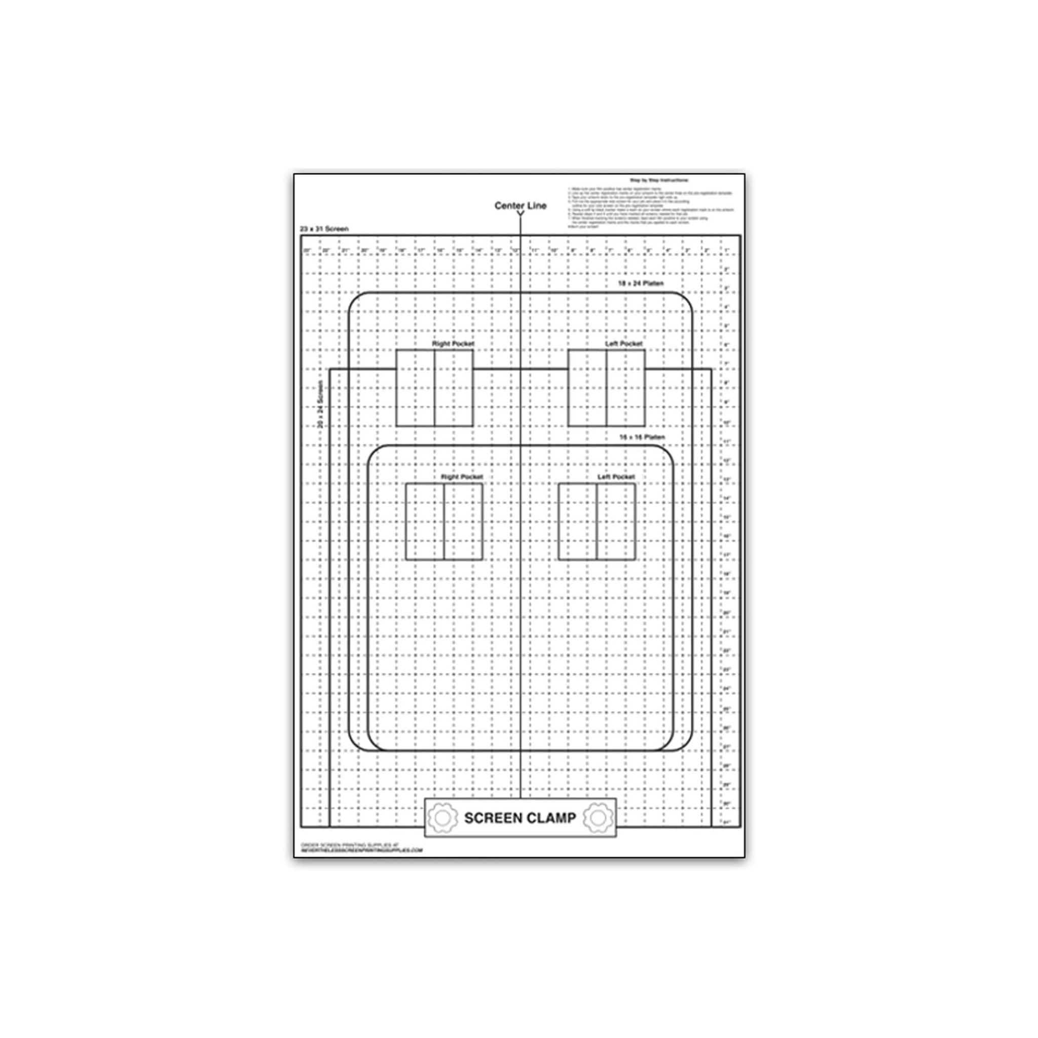 Blue Ridge Screen Guide Screen Printing Pre-Registration Template – blue-ridge-screen-products