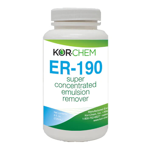 ER-190 Super Concentrated Emulsion Remover: 8oz