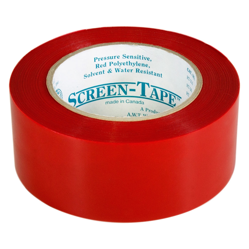 Red Polyethylene Blockout Tape Roll