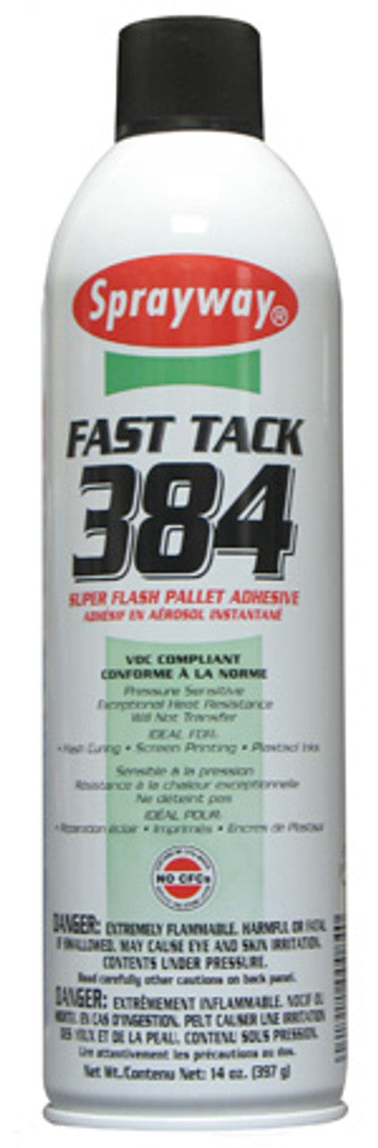 Sprayway Fast Tack #384 Super Flash Pallet Adhesive
